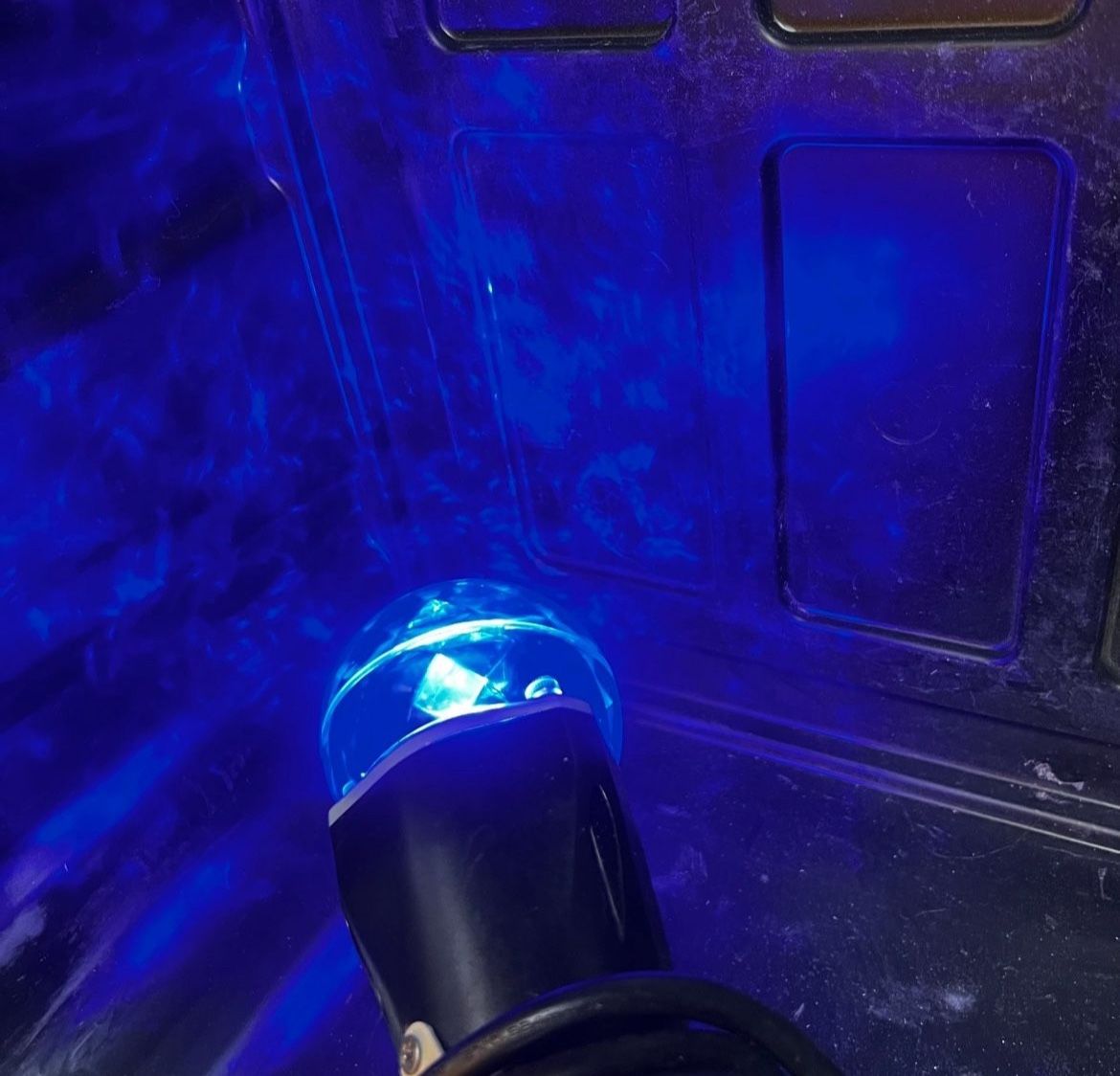 Blue Water Moving Yard Lights Spotlights Holiday Halloween Christmas Decor- $15 Each 