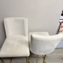 Home Square Velvet Counter Height Bar Stools