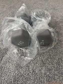 12 lb Dumbbells Pair