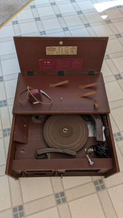 Working 1946 Packard Bell Phonocord 1052 Record Player  Cutter + Extras