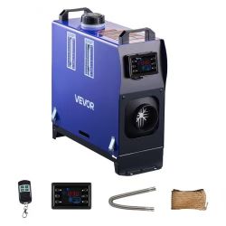 48# Diesel Heater, 8KW, DC 12V/24V, All in One Portable Diesel Air Heater with Remote Control and LCD Screen, Fast Heating Low Noise, 1.3 Gal Fuel Tan