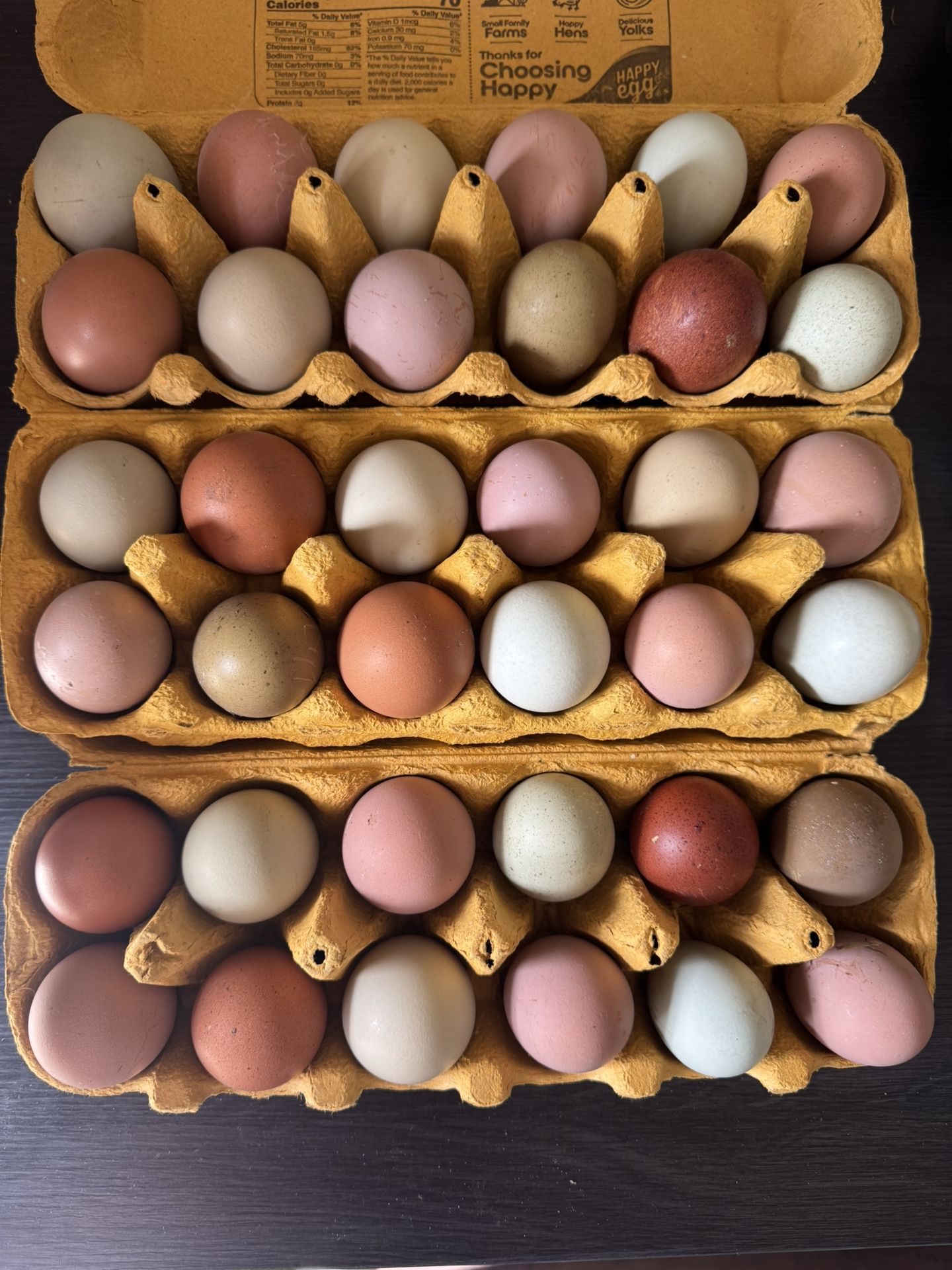 Organic Eggs for hatching