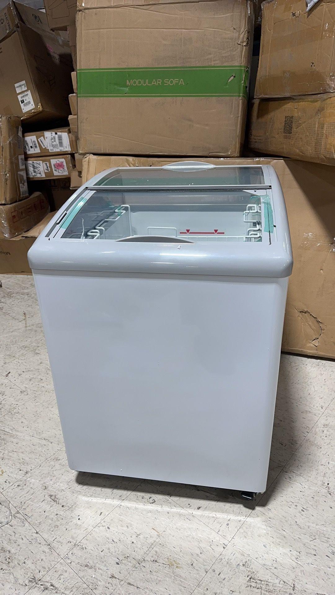 5.5 Cu.Ft Ice Cream Freezer Commercial 23 Inch