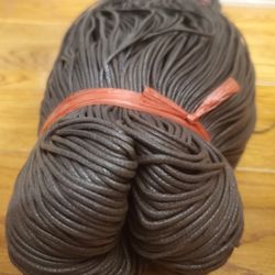 360yds/Bundle Waxed (BROWN )

Cotton Cords Round Beading Threads Tiny Wrapping String 1.5mm