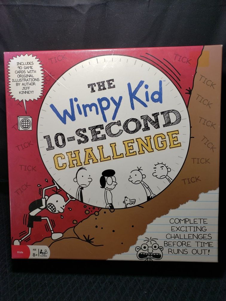 The wimpy kid 10 second challenge game ages 8+