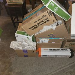 FREE - Moving Boxes And Packing Paper