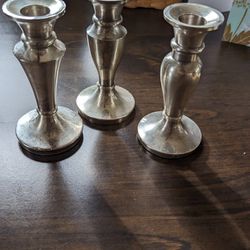 Restoration Hardware Jerome Pillar Candle Holders