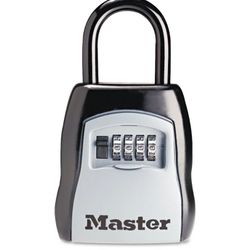 Master Lock Key Lock Box, Outdoor Lock Box for House Keys, Key Safe with Combination Lock, 5 Key Capacity

