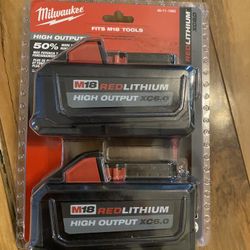 Milwaukee M18 6.0 Double Battery Pack 