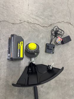 Ryobi 40V 15 in. Expand-It Cordless Battery Attachment Capable String Trimmer with 6Am battery and charger