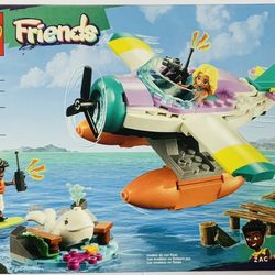 LEGO Friends Dolphin Rescue Plane 41752 New Sealed Set, 203 Pcs, Zac & Dia