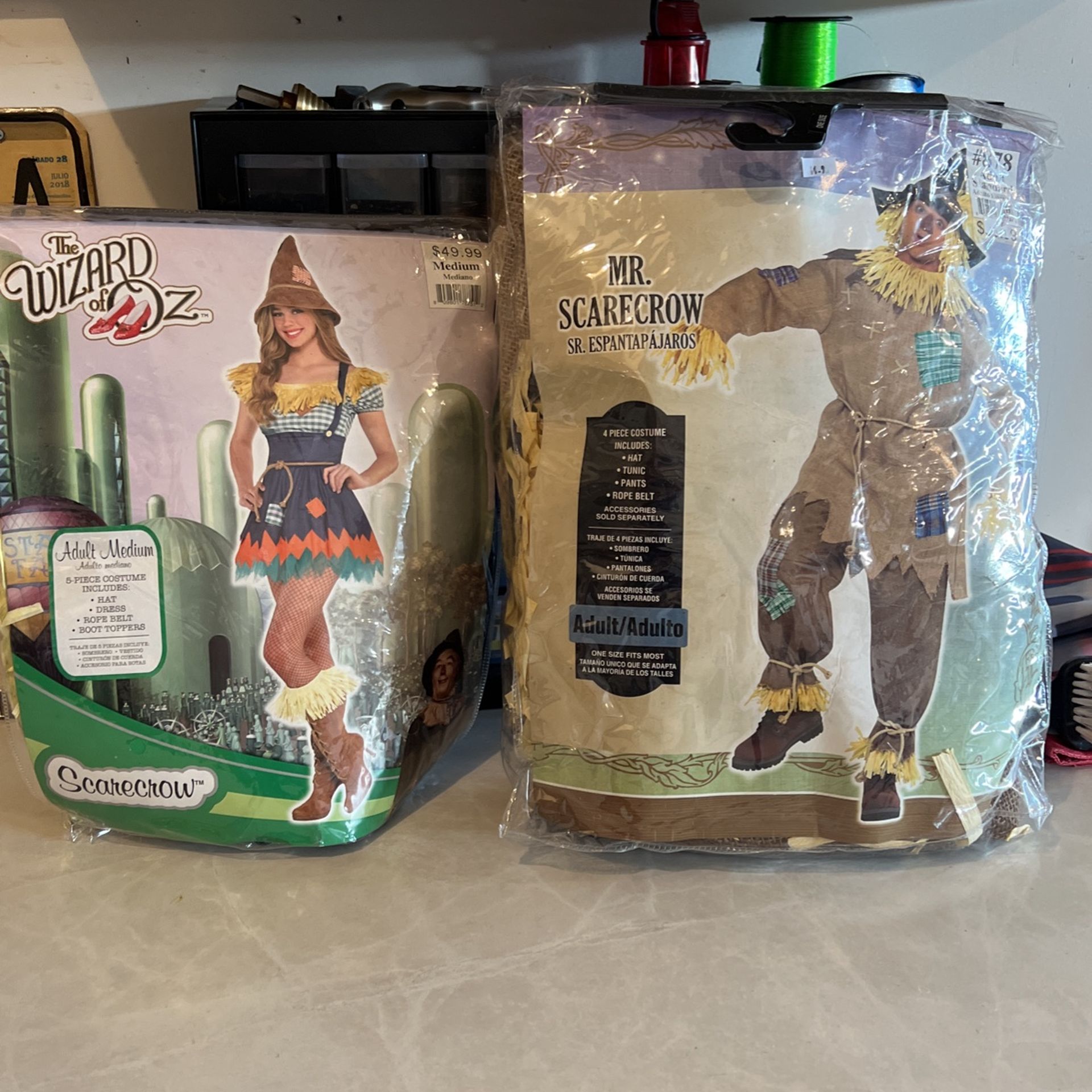Adult His/hers Scarecrow Costume