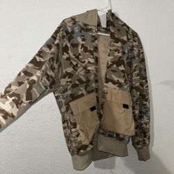 Bape Sand Camo Full Zip Hoodie