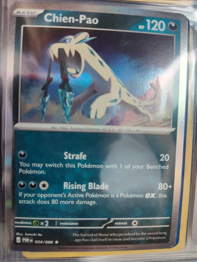 Chien-Pao Pokemon Card
