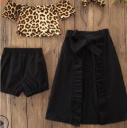 Cheetah Print Three Piece Set 