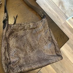 Sondra Roberts Squared Shoulder Bag Faux Snakeskin. 12”x 12”. Great condition.