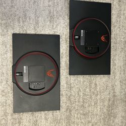 Two LG 27GN800-B UltraGear QHD IPS 144Hz 1ms Gaming Monitor