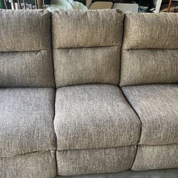 Dual Power Reclining Sofa And Loveseat