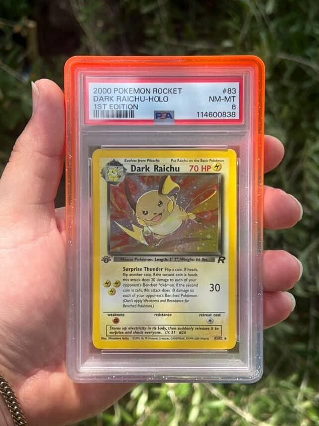 Pokemon Dark Raichu HOLO 1st Edition PSA 8