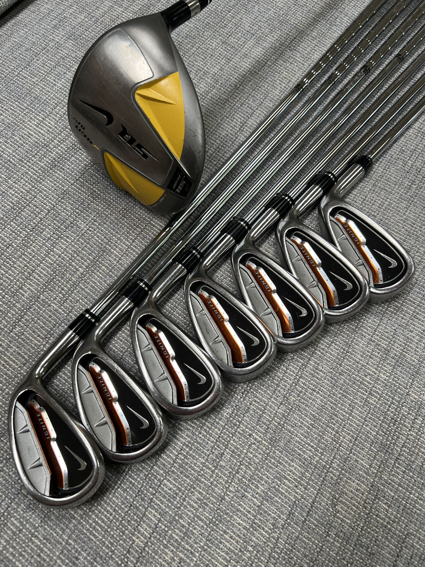 Nike Golf Clubs - Ignite Irons (4-PW) & Sasquatch SUMO 10.5° Driver (right-handed)