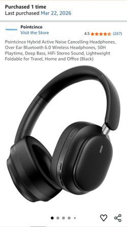 Active Noise Cancelling Headphones