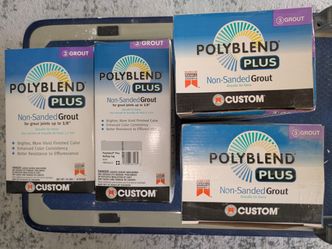 Polyblend Plus Unsanded Grout - 4 Boxes