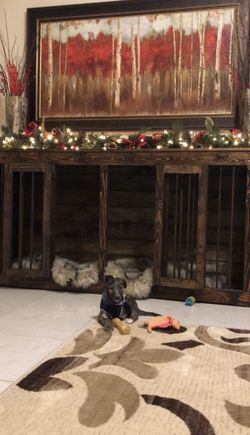 Wood Decor Dog Kennel