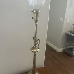 Vintage Rembrandt Torchiere Brass Lamp