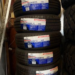 185/65/15 Atlander 4 New Tires Installed And Balanced