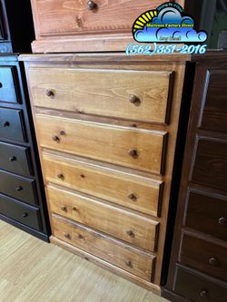 Oak pinewood dresser cajonera Comoda mueble chest new