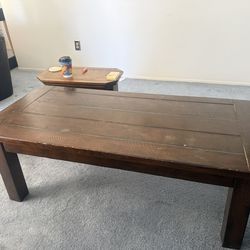Restoration Hardware solid wood table