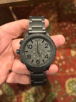 Nixon 51-30 Chronograph Watch Gunmetal