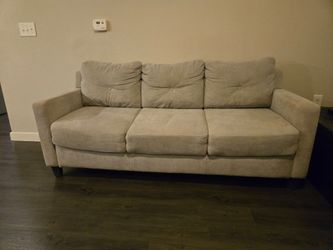 Beige couch/sofa