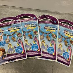 4 Packs Disney Sofia the First Princess Shrinky Dinks Charm Bracelet