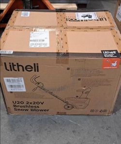 Litheli 2X20V Cordless Snow Blower