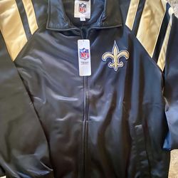 New Orleans Saints track jacket L