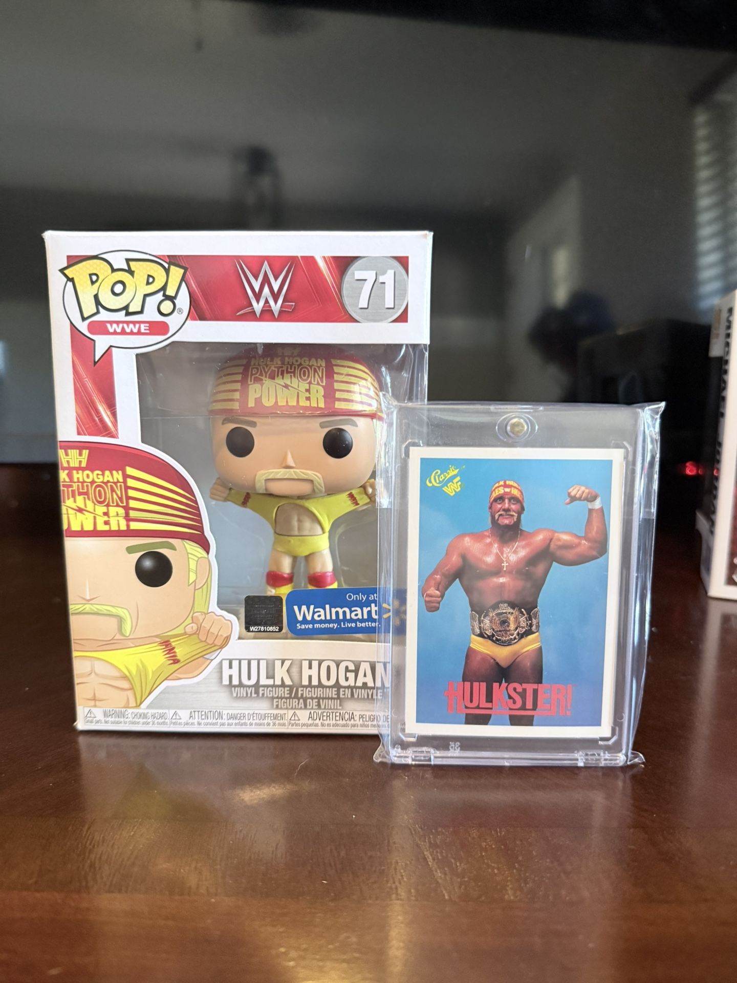 Hulk Hogan Card & Funko Pop