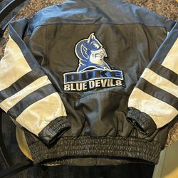 Blue Devils Leather Jacket