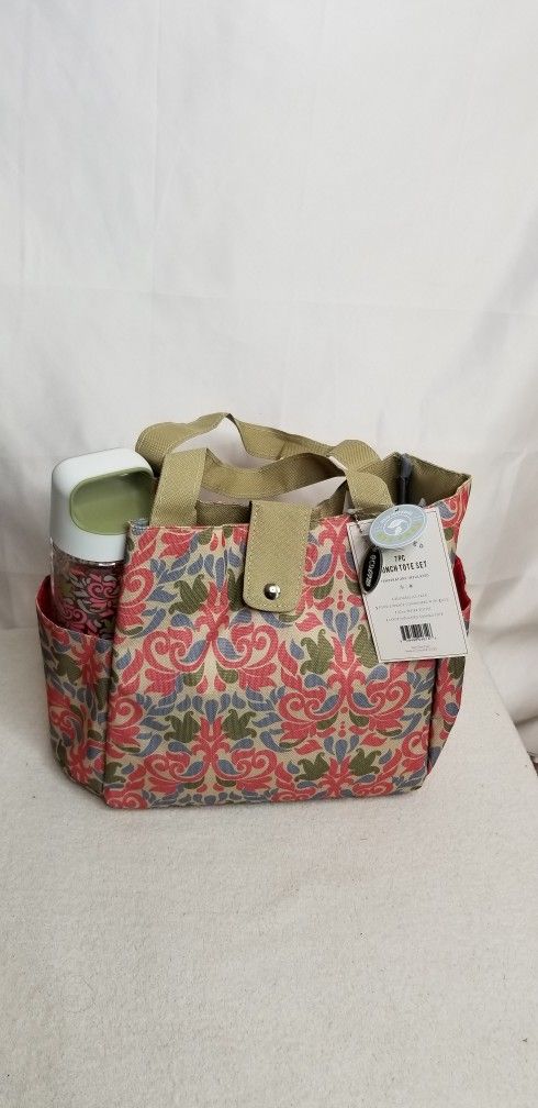 Eco one Insulated 7 pieces Lunch Tote Set New 