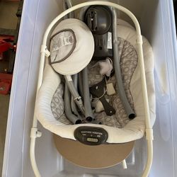 Graco battery and plug-in swing