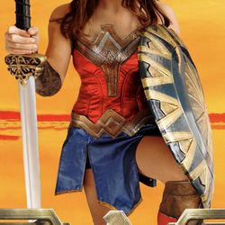 Wonder Woman Costume & Shield  PICKUP BY 10/15