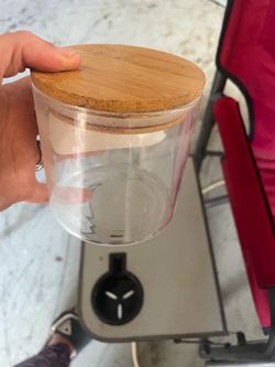glass jar with lid