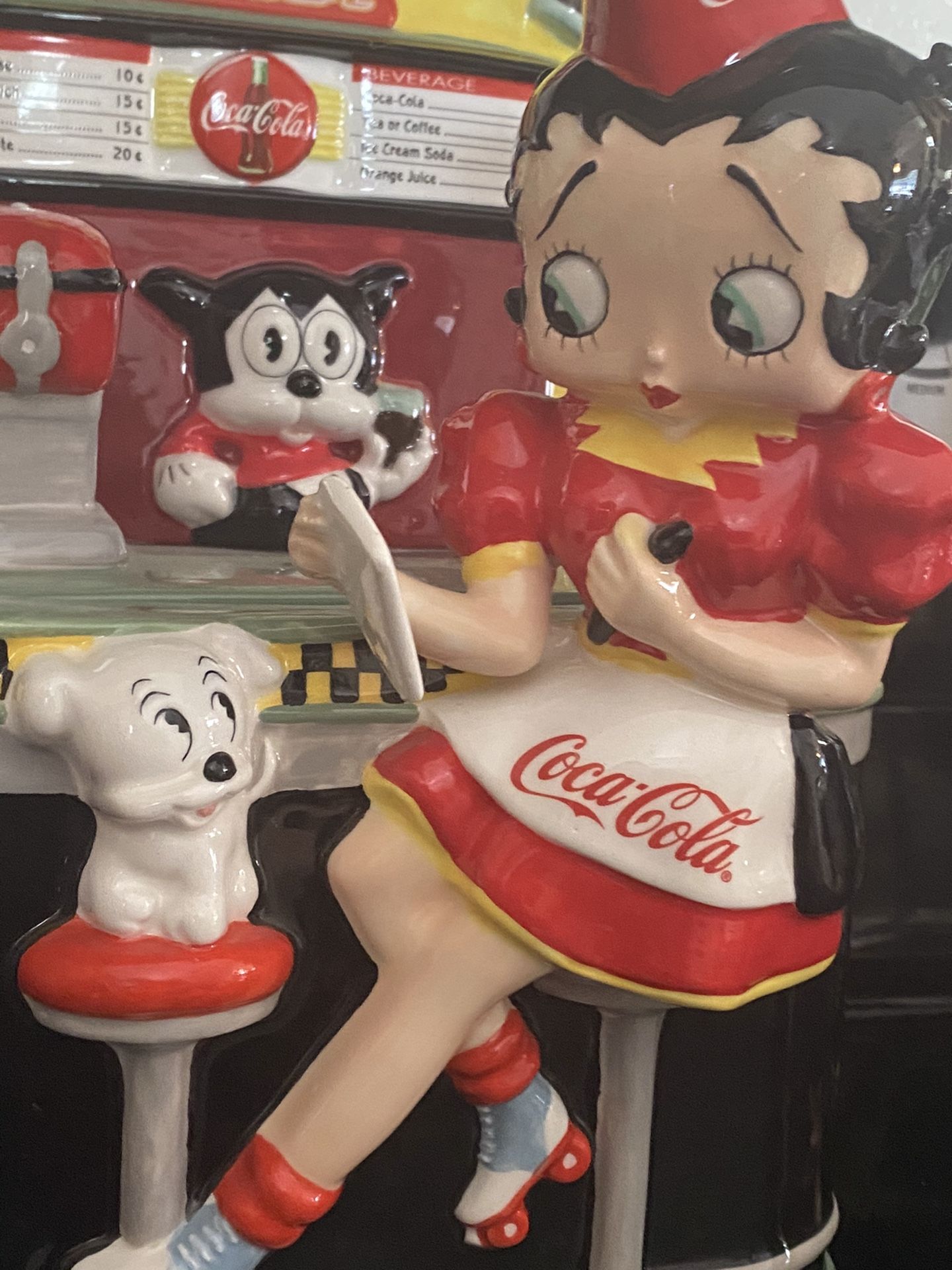 RARE Betty Boop Coca Cola Cookie 🍪 Jar Numbered