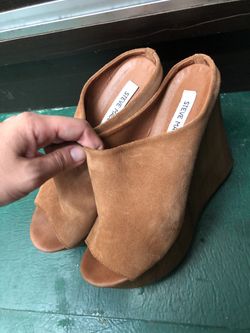 Steve Madden wedge sandals boots