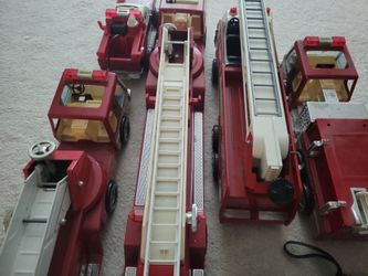 Lot of metal Tonka and Nylint fire Trucks 🚒