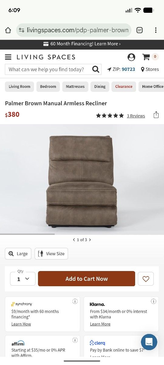 Electric Recliner With USB