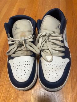 Air jordan 1 low | navy size 8 30$ obo