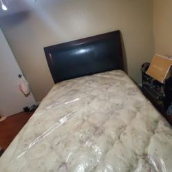 Queen Size Bed With Frame And Backboard