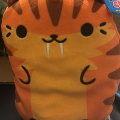 Cats vs Pickles CHONK Tigra #410 - 6" Tiger Stripe Plush Cat - NWT / Like New