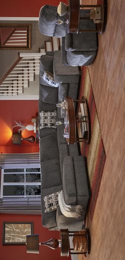 BLACK FRIDAY SALES 🔥 Ballinasloe smoke sectional & couch & ASK PRİCE